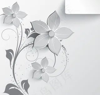 抽象花卉背景