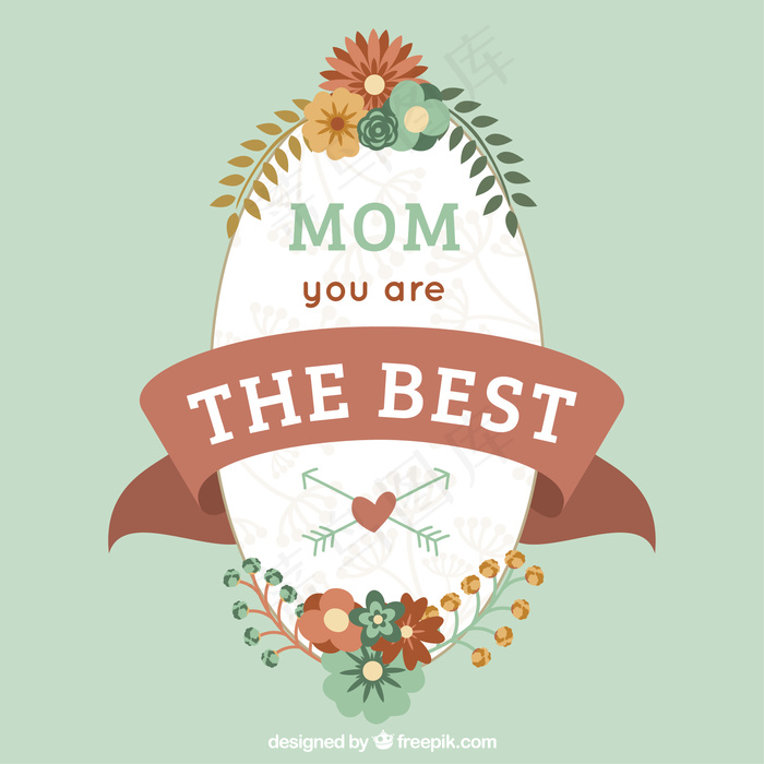 母亲节女王式卡片