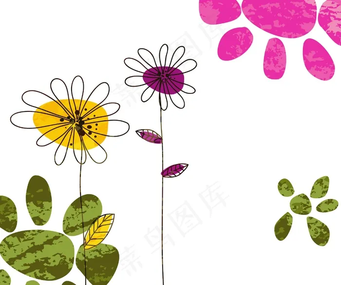 色彩斑斓的涂鸦背景矢量插画eps,ai矢量模版下载