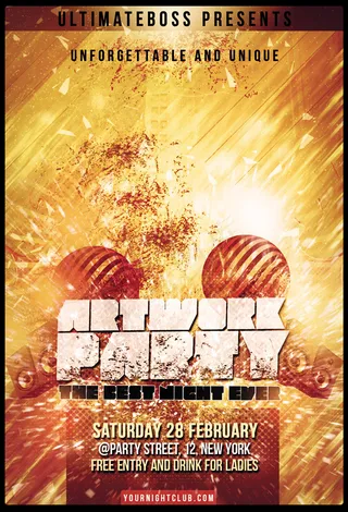 国外夜总会传单