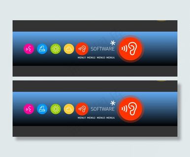 flash网页导航条菜单动画源文件...