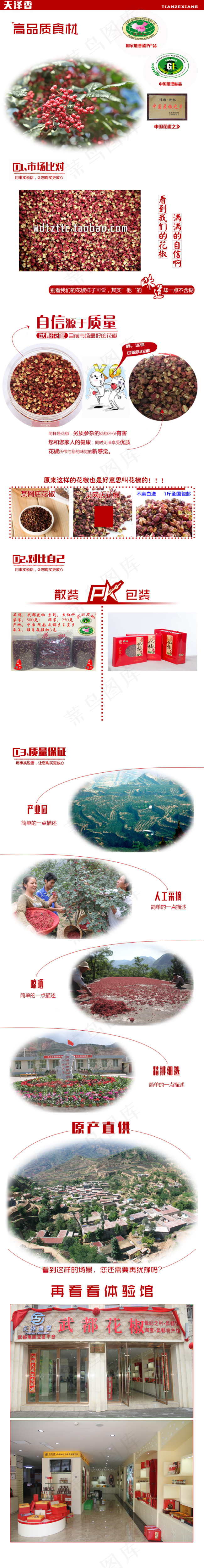 特产类产品详情图模板psd模版下载
