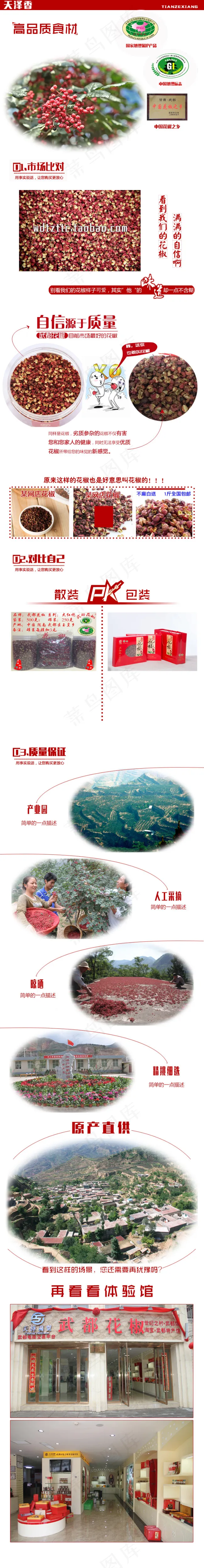 特产类产品详情图模板psd模版下载