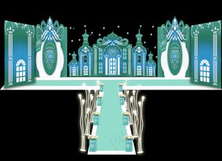 主舞台 背景 婚礼庆典主题