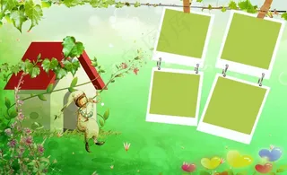 儿童相框模板图片