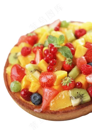 水果披萨素材图