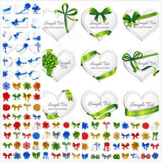 蝴蝶结丝带矢量1