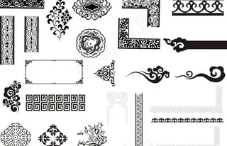 中国传统花纹图片