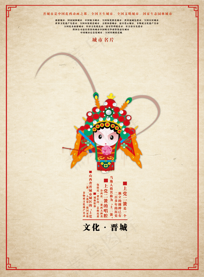 中国风城市宣传海报PSD素材