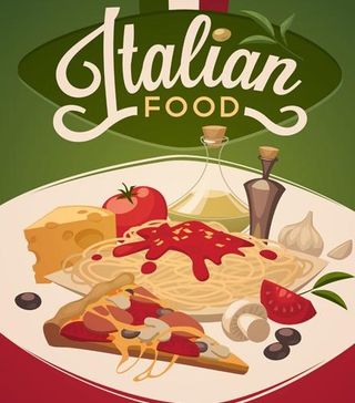国际美食宣传模板矢量01