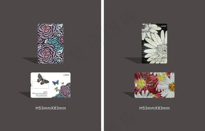 名片u盘图片(210X297)cdr矢量模版下载