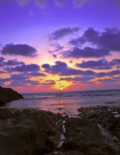 海岸晚景图片 海岸晚景图片