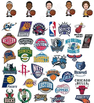 卡通篮球运动员图片