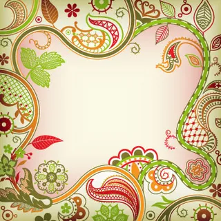 复古欧式花纹设计矢量素材-4