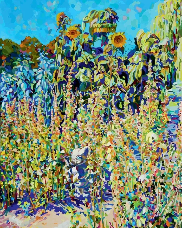 油画 绘画 风景画图片eps,ai矢量模版下载