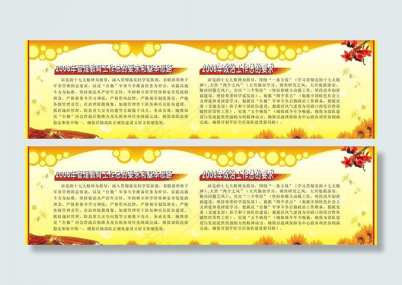 天河服装厂 学习十七大板报 第四幅...cdr矢量模版下载