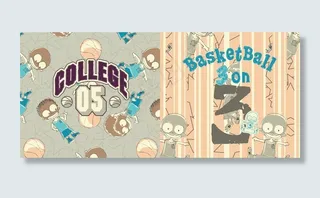 卡通底纹背景图片