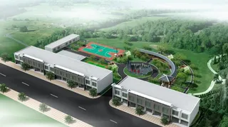 建筑效果图psd图片