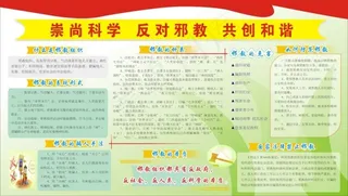 崇尚科学反对*共创和谐