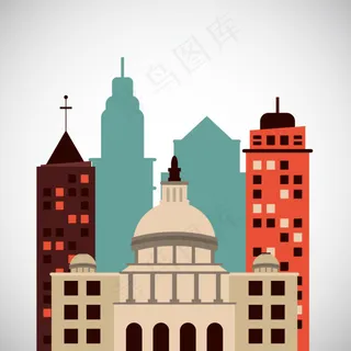 市建筑矢量素材