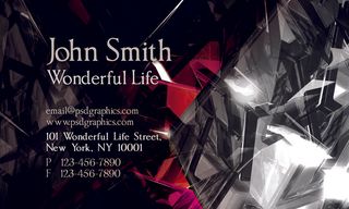 黑色炫酷立体几何炫光玻璃质感时尚人...