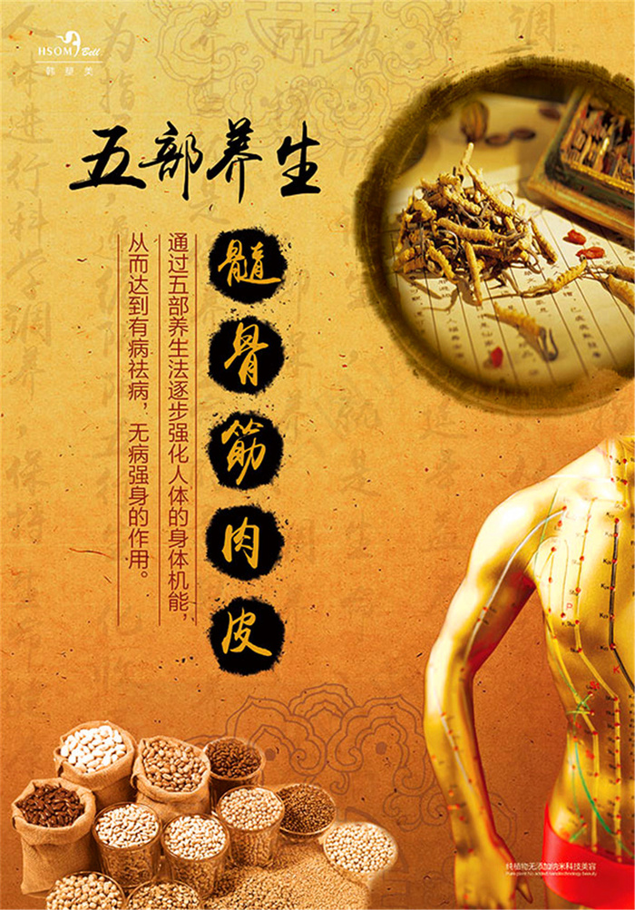 中医养生宣传海报(3130X4488(DPI:150))psd模版下载