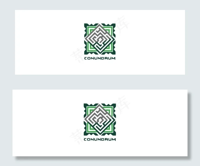 拼图logo图片ai矢量模版下载