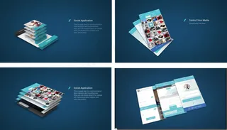 APP展示AE企业模板