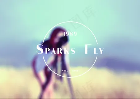 清新背景歌名画册