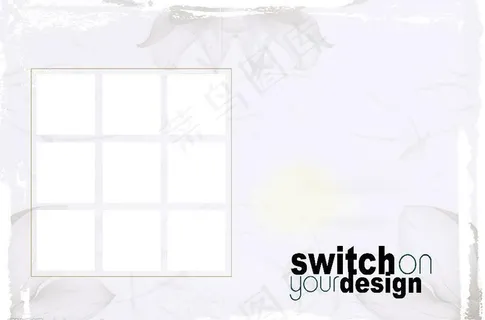 深情密码系列婚纱相册模板美丽夏天白...