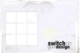 深情密码系列婚纱相册模板美丽夏天白...