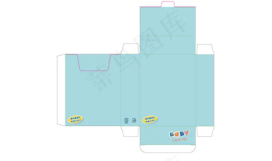 婴幼儿食品包装设计刀模线