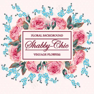 玫瑰花精美邀请函设计