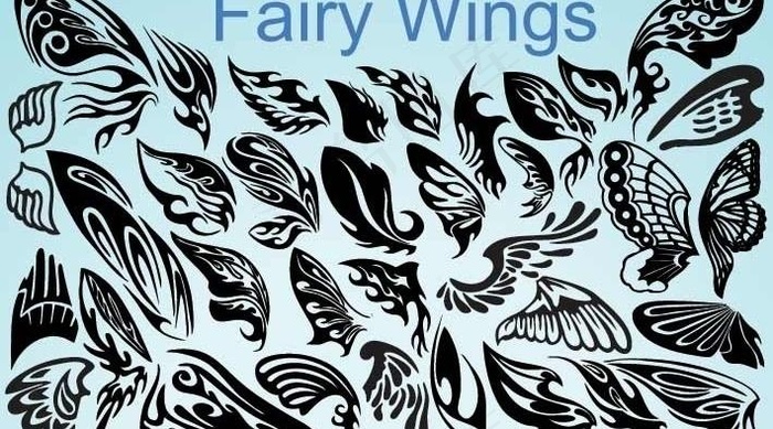 仙女翅膀图片