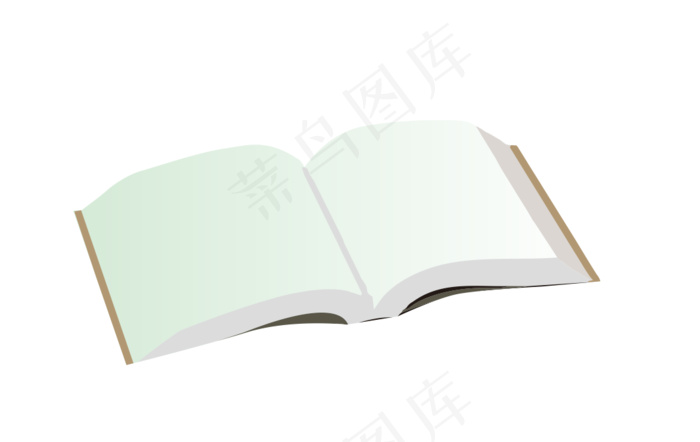 卡通书 矢量 一本cdr矢量模版下载