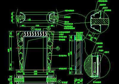 单扇门详图、双扇门详图、木做门套-...