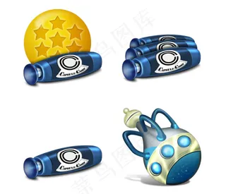 七龙珠系列电脑图标透明