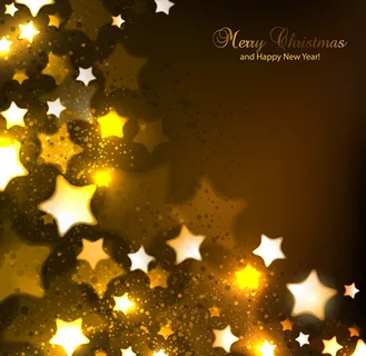 圣诞节星光背景