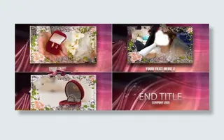 婚礼照片展示模板