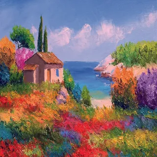 风景油画 风景油画