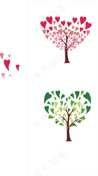 设计图源文件 许愿树 幸福树 树矢...