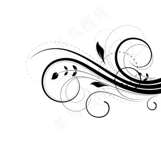 老式的蓬勃发展的轮廓