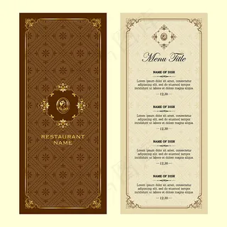 欧式单页设计矢量图