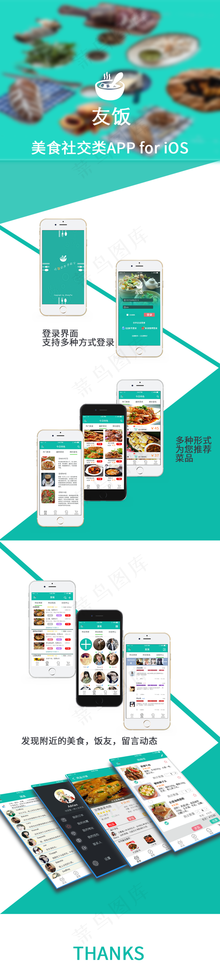 美食社交类