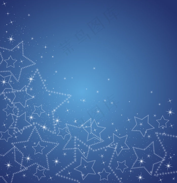 闪耀的星星背景ai矢量模版下载