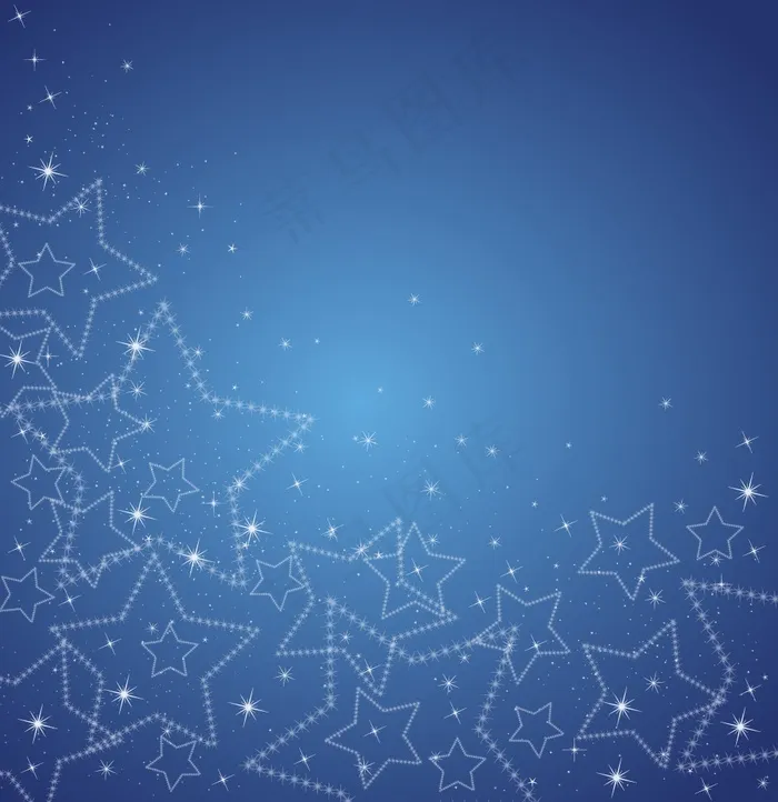 闪耀的星星背景ai矢量模版下载