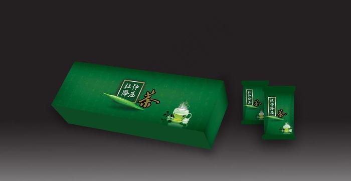 杜仲 茶包装 (平面图)图片ai矢量模版下载