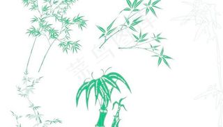 矢量竹子