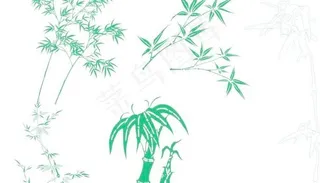 矢量竹子