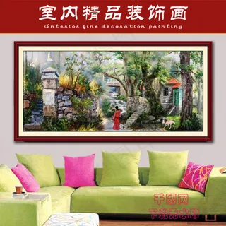 风景油画室内装饰画